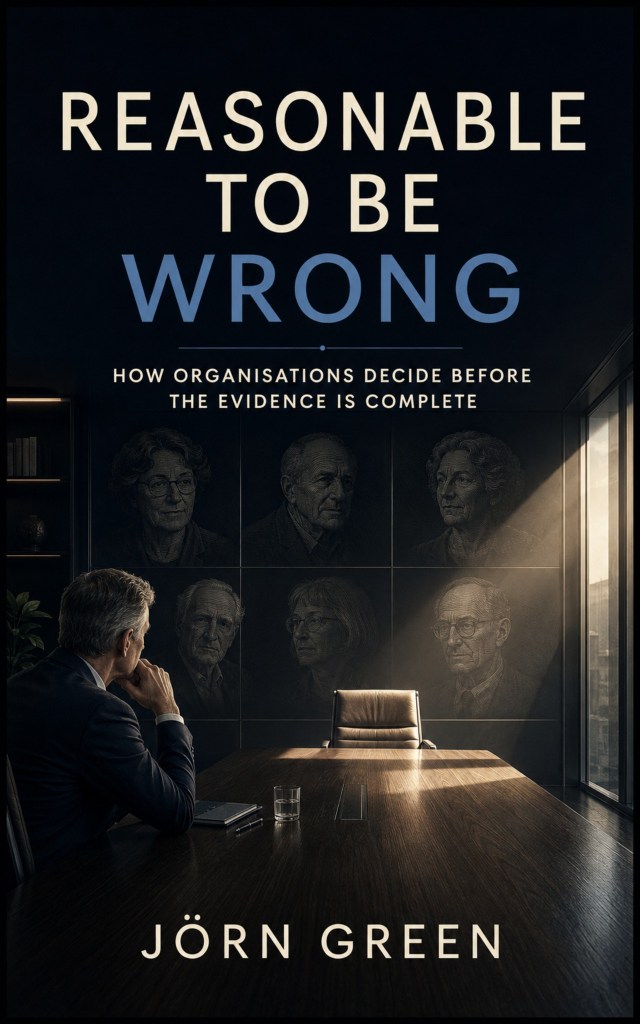 Book cover for Reasonable to Be Wrong by Jörn Green